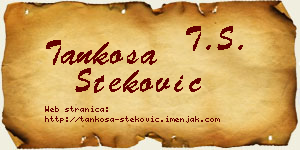 Tankosa Steković vizit kartica